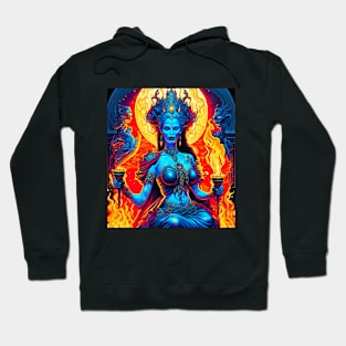 "Psychedelic Haunts: Unique and Colorful Halloween Horrors" Hoodie